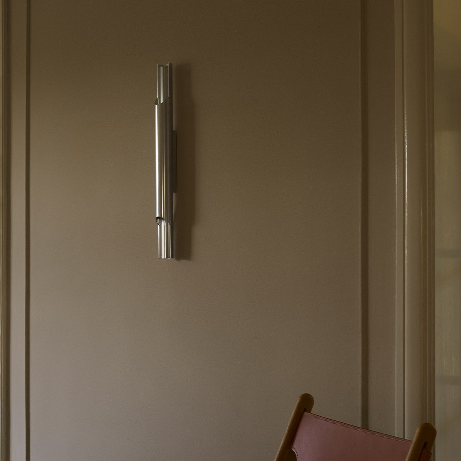 Pan 50 Vägglampa Aluminium