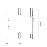Pan 50 Vägglampa Aluminium Pan 50 Vägglampa Aluminium