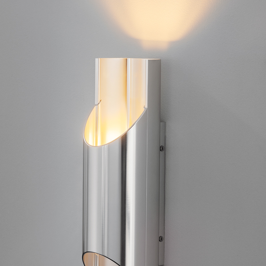 Pan 95 Vägglampa Aluminium