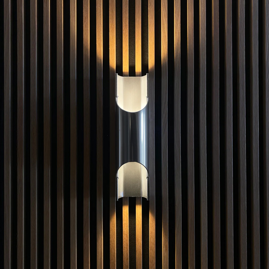 Pan 95 Vägglampa Aluminium