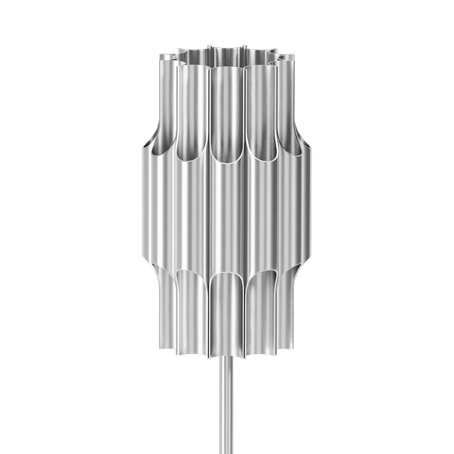 Pan 190 Golvlampa Aluminium