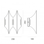 Gothic II Vägglampa Brass Gothic II Vägglampa Brass