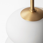 Peanut 175 Pendel Brass/Opal Glass Peanut 175 Pendel Brass/Opal Glass