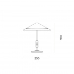 Governor 250 Bordslampa Brass/Walnut Governor 250 Bordslampa Brass/Walnut