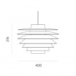 Verona 400 Pendel White Verona 400 Pendel White