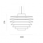 Verona 400 Pendel Brass Verona 400 Pendel Brass