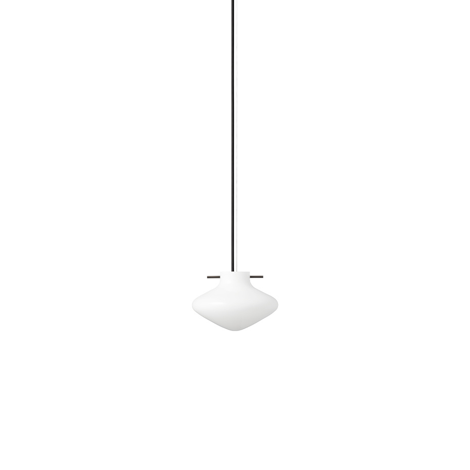 Repose 175 Pendel Black/Opal Glass