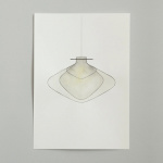 Repose 175 Pendel Black/Opal Glass Repose 175 Pendel Black/Opal Glass