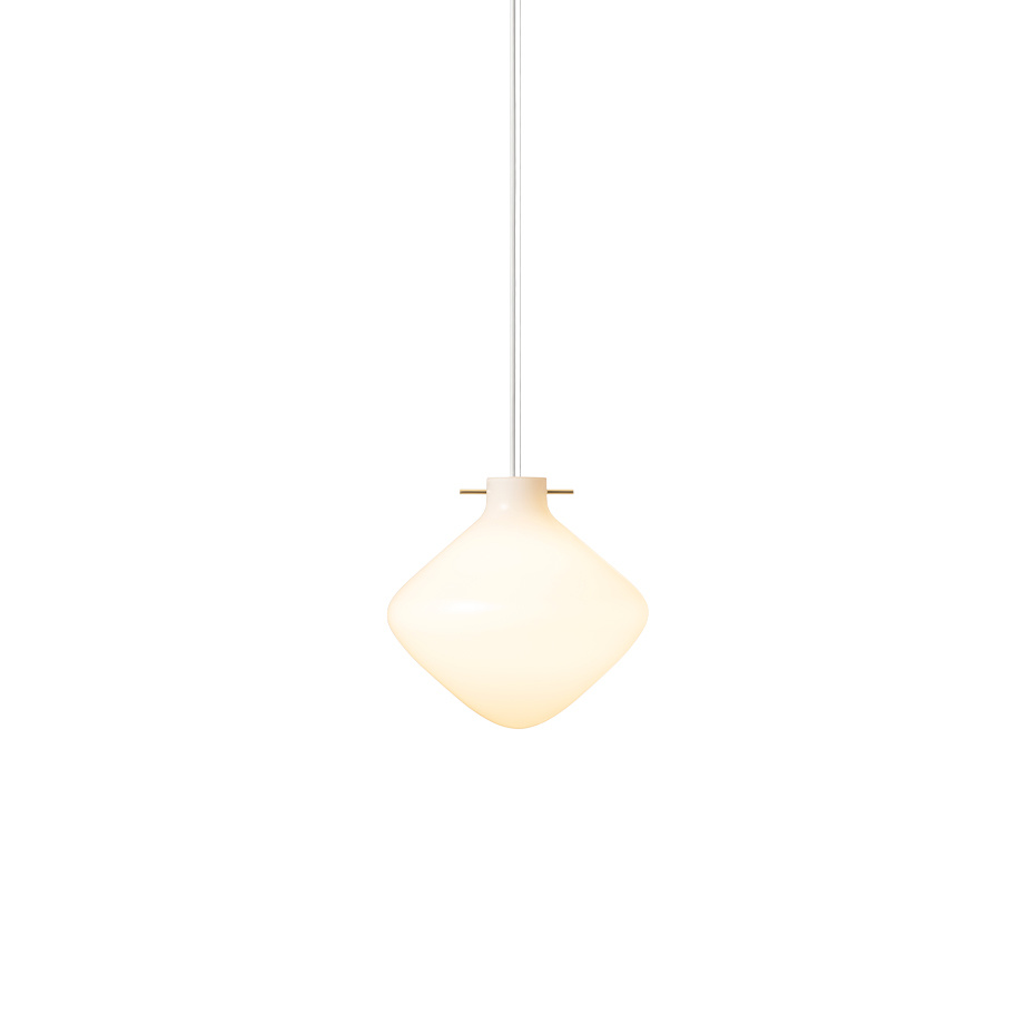 Repose 260 Pendel Brass/Opal Glass