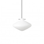 Repose 400 Pendel Black/Opal Glass Repose 400 Pendel Black/Opal Glass