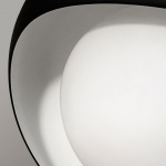 Cornea 150 Vägglampa Black/Opal Glass Cornea 150 Vägglampa Black/Opal Glass