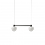 Memoir 120 Side By Side II Pendel Black/Opal Glass Memoir 120 Side By Side II Pendel Black/Opal Glass