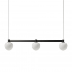 Memoir 120 Side By Side III Pendel Black/Opal Glass Memoir 120 Side By Side III Pendel Black/Opal Glass