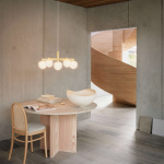 Memoir 120 V Ljuskrona Black/Opal Glass Memoir 120 V Ljuskrona Black/Opal Glass