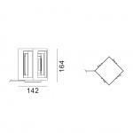 Kassablanka 142 Bordslampa Aluminium Kassablanka 142 Bordslampa Aluminium