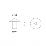 Futé 180 Portable Bordslampa Ceramic Futé 180 Portable Bordslampa Ceramic