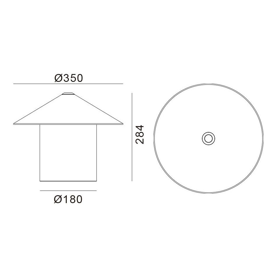 Futé 350 Bordslampa Ceramic
