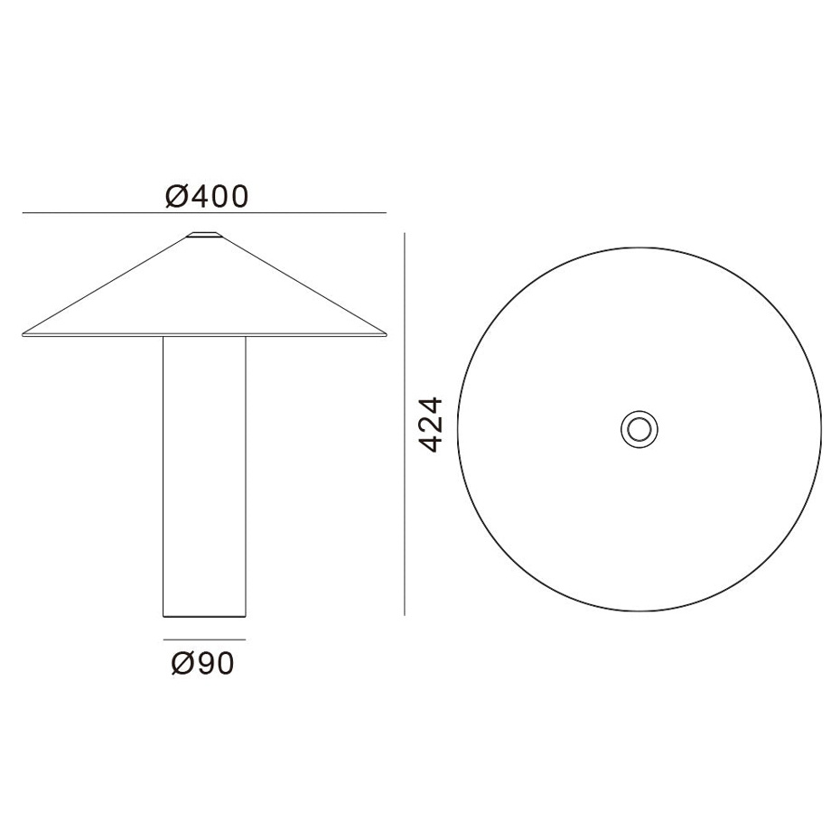 Futé 400 Bordslampa Ceramic