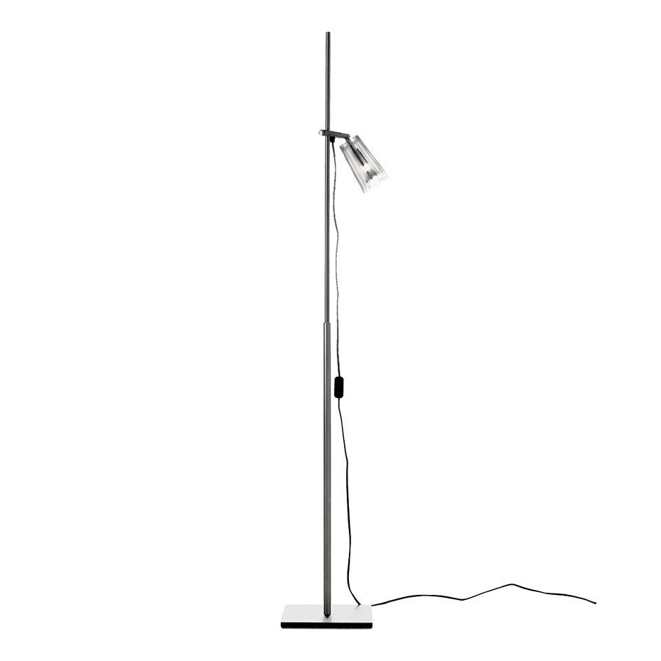 Manhattan 16 Golvlampa Frostade Vertikala Ränder