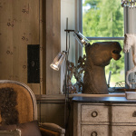 Manhattan 16 Dubbel Golvlampa Frostat Horisontellt Band Manhattan 16 Dubbel Golvlampa Frostat Horisontellt Band