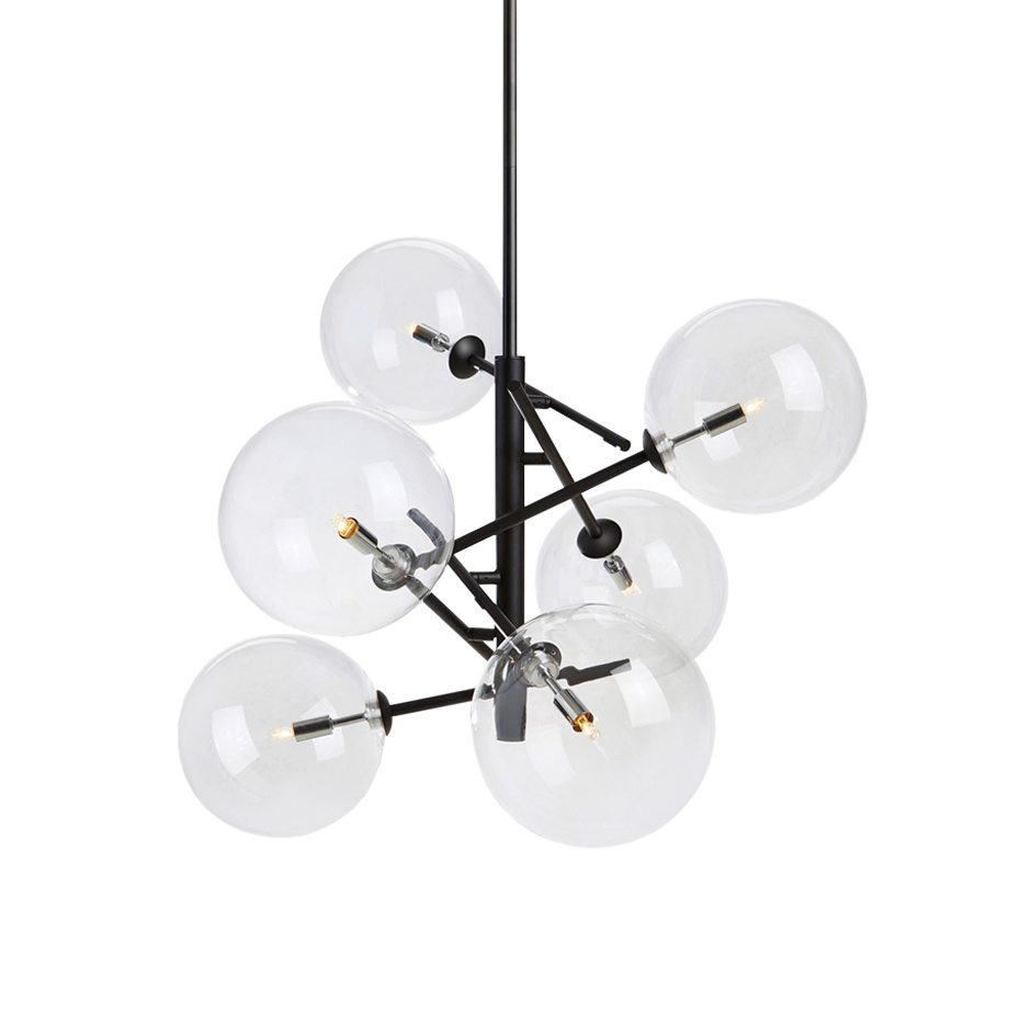 Andrew Pendel Svart/Klarglas