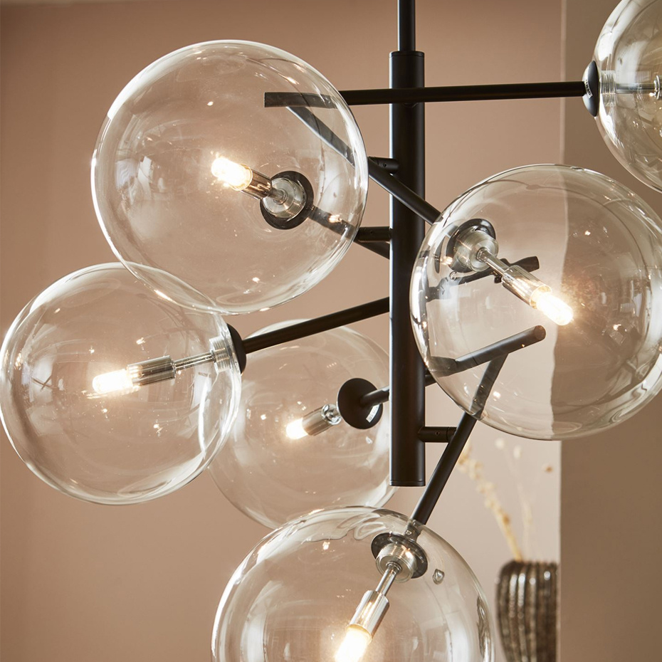 Andrew Pendel Svart/Klarglas