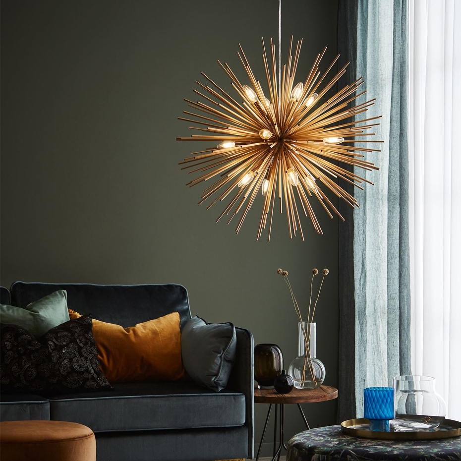 Soleil Pendel Mässing