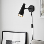 Peak Vägglampa Mattsvart Peak Vägglampa Mattsvart