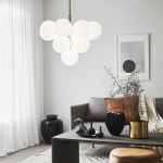 Merlot Pendel Mässing/Opalglas Merlot Pendel Mässing/Opalglas