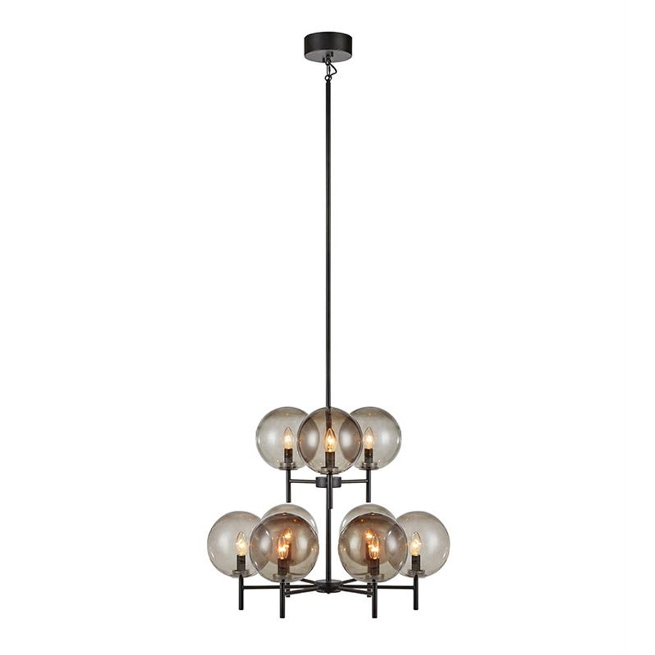 Crown Pendel Svart/Rökfärgad