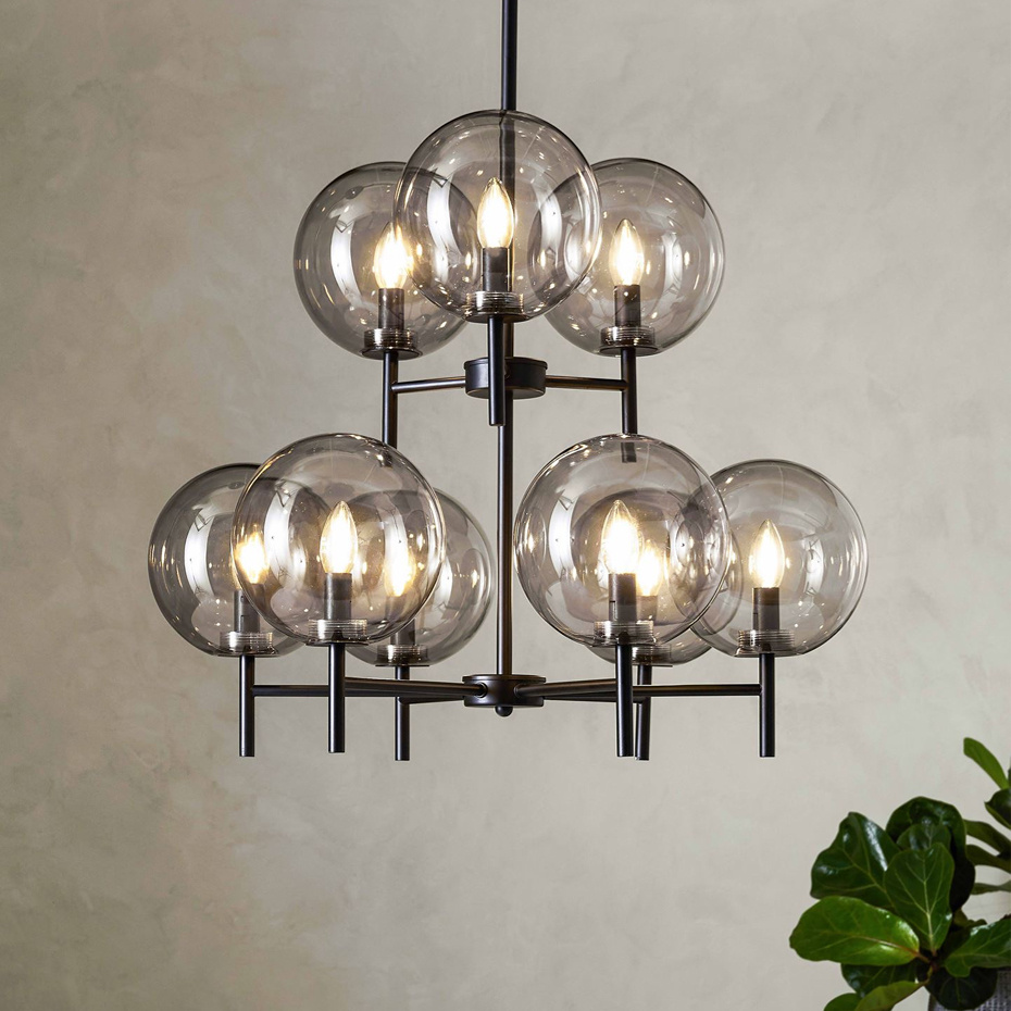 Crown Pendel Svart/Rökfärgad