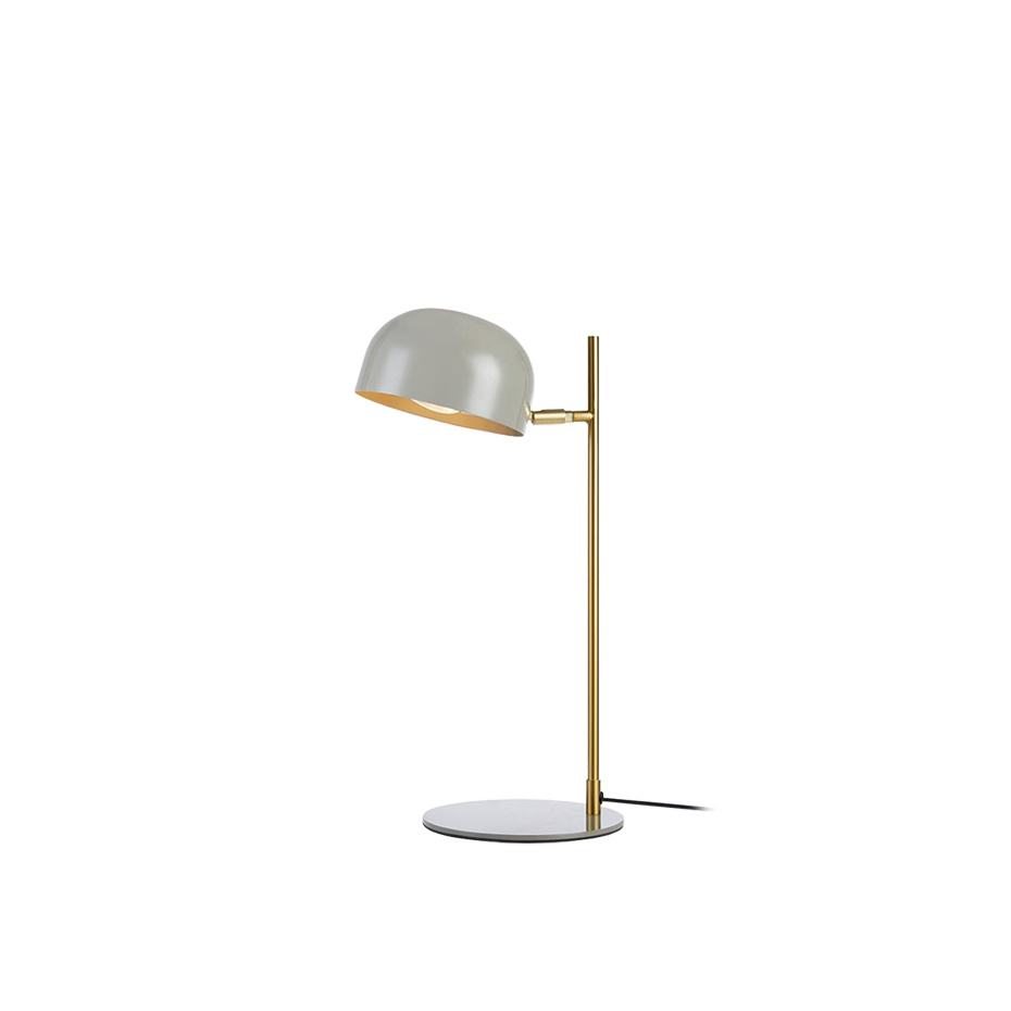 Pose Bordslampa Grå/Borstad Mässing