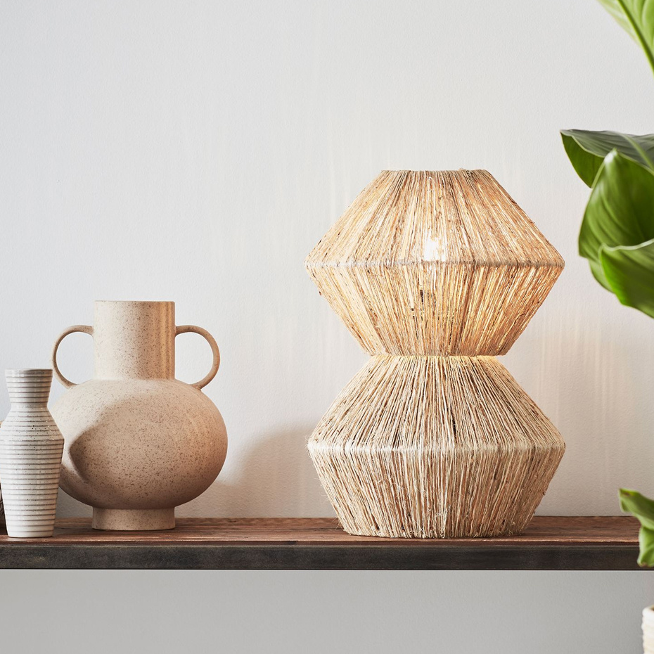 Straw Bordslampa Natur