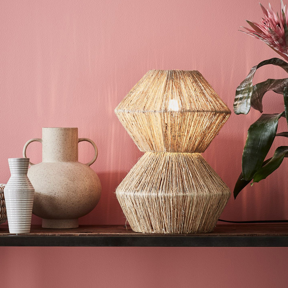 Straw Bordslampa Natur