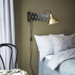 Riggs Vägglampa Antik/Svart Riggs Vägglampa Antik/Svart