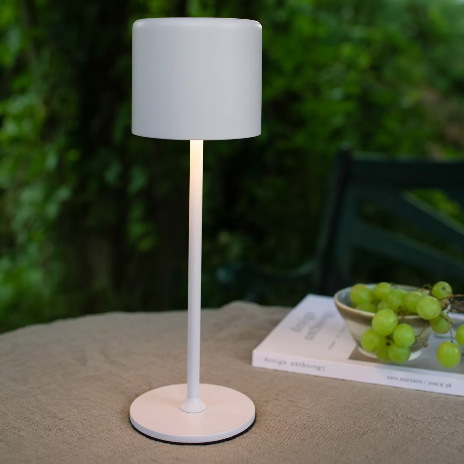 Filo Portabel Bordslampa Mattvit