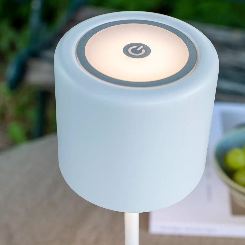 Filo Portabel Bordslampa Mattvit