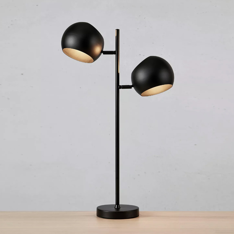 Edgar Bordslampa Mattsvart