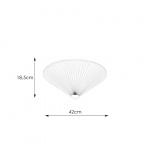 Plisado Plafond 42cm Beige Plisado Plafond 42cm Beige