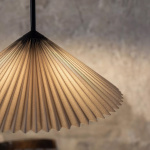 Plisado Pendel 50cm Grå Plisado Pendel 50cm Grå