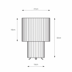Catis Bordslampa 32cm Vit Catis Bordslampa 32cm Vit