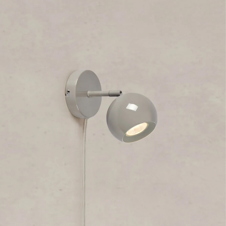 Pop Vägglampa Grå