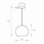 Pop Pendel 20cm Grön Pop Pendel 20cm Grön