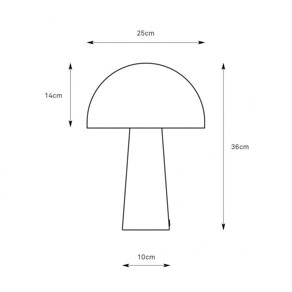 Mantar Bordslampa Greige