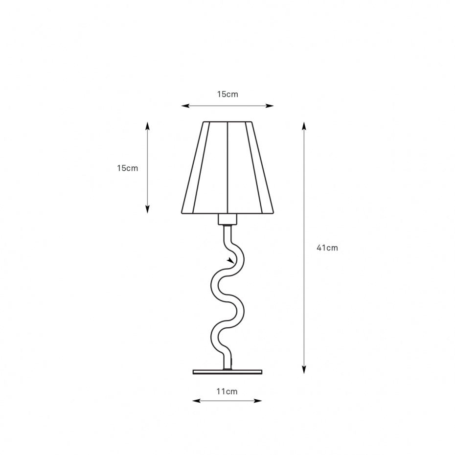 Veya Bordslampa Svart/Beige