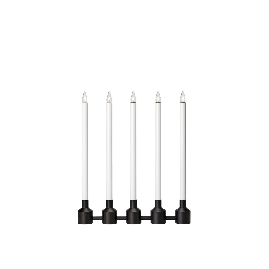 Markslöjd Philippa Ljusstake 5 Ljus Svart/Vit