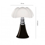 Pipistrello Bordslampa Mörkbrun Pipistrello Bordslampa Mörkbrun