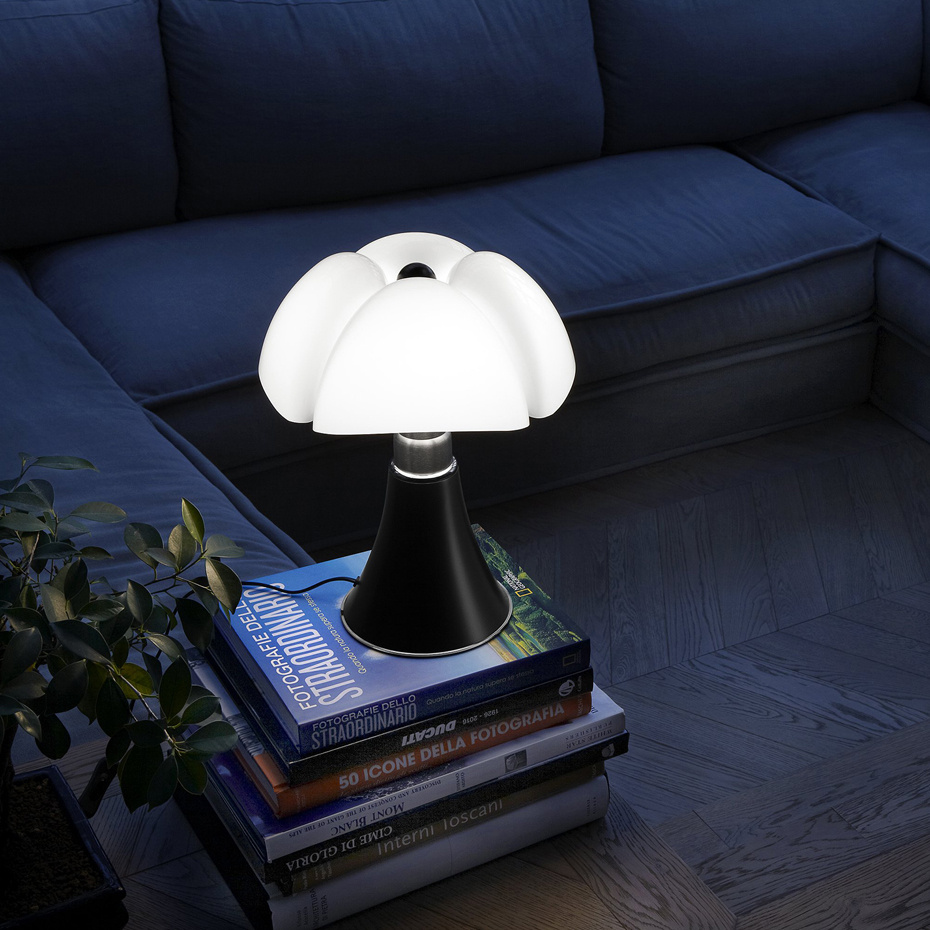 Minipipistrello Bordslampa Dark Brown