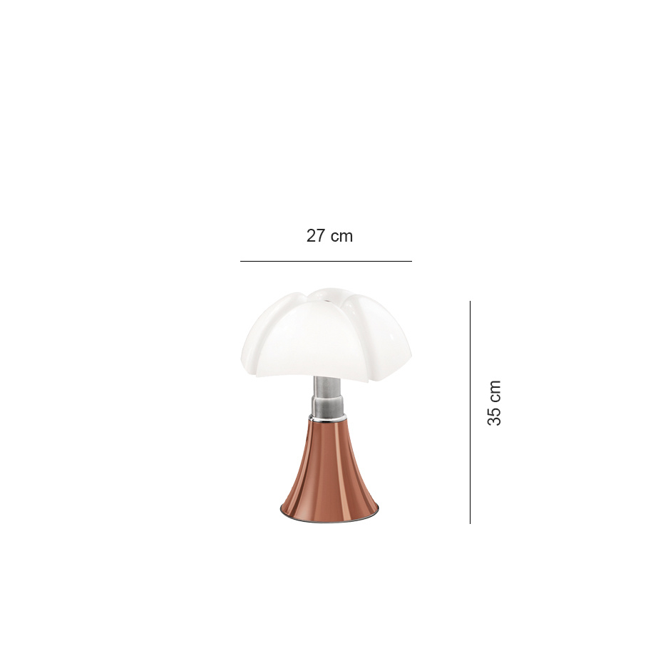 Minipipistrello Bordslampa Koppar