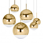 Mirror Ball Small LED Pendel Gold Mirror Ball Small LED Pendel Gold